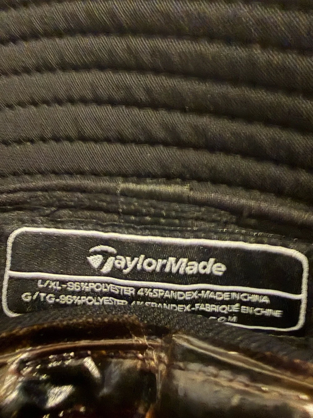 Taylormade Golf Storm Bucket Hat Cap Adult Men's Size L/XL Black Waterproof